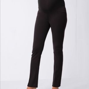 Black Seraphine straight leg pants